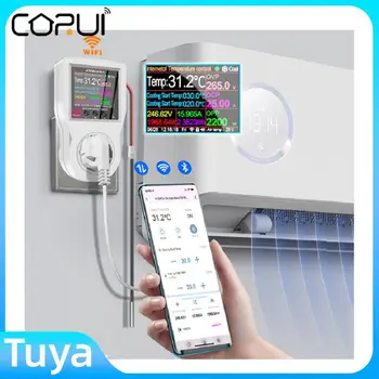 CORUI Tuya WIFI Цифровой Термостат Розетка Инкубатор Регулятор температуры Розетка С Таймером Отопление Охлаждение Умный Дом