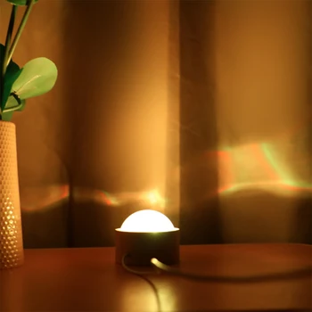 Вращающаяся проекционная лампа с водной рябью, Атмосферный светильник, светодиодный ночник, светильник для прикроватной тумбочки в спальне, Романтический светильник для бара в комнате