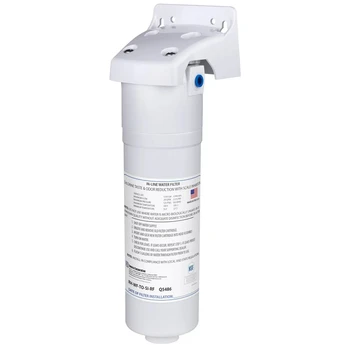 Фильтр для воды, удаляет хлор и неприятные запахи, включает в себя разъемы 1/4 дюйма и крепление, относительная влажность ОТ 45 до SI