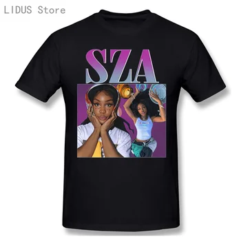 Футболка SZA CTRL, мужская модная футболка с круглым вырезом из 100% хлопка, футболка-топ